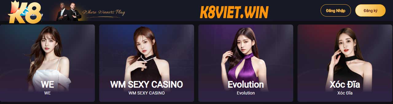 k8 casino sảnh game trực tuyến